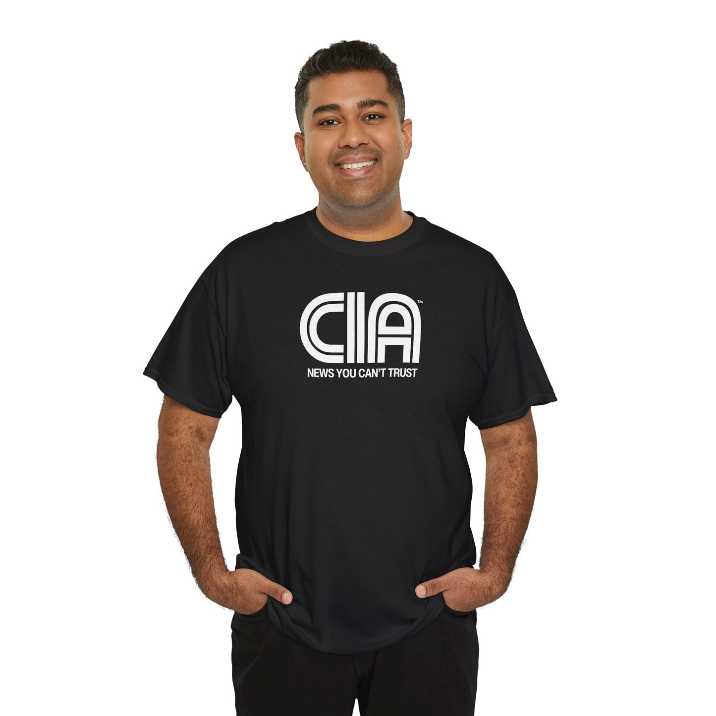 CIA News Black tee