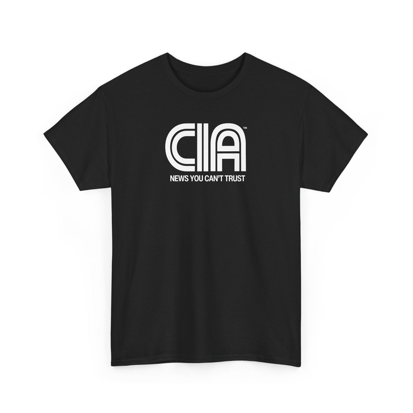 CIA News Black tee