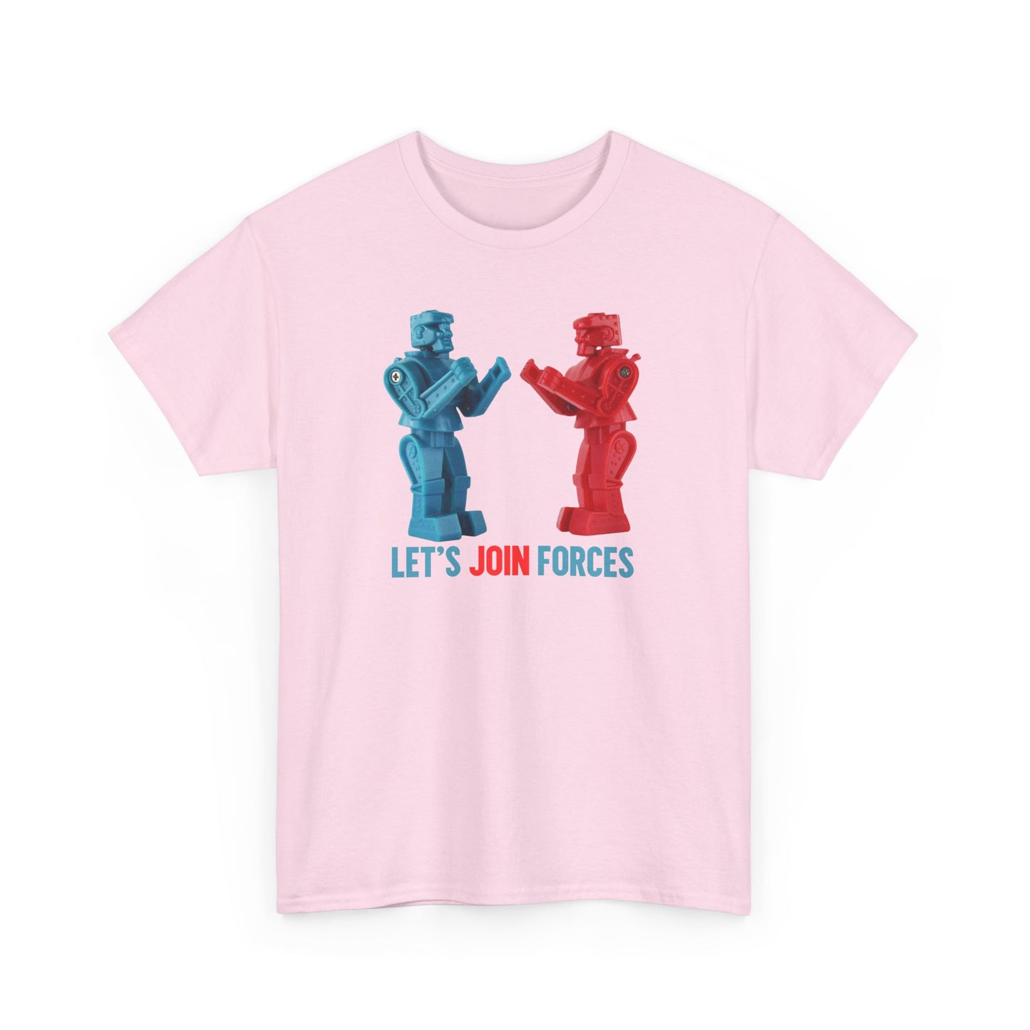 "Let's Join Forces Robots"