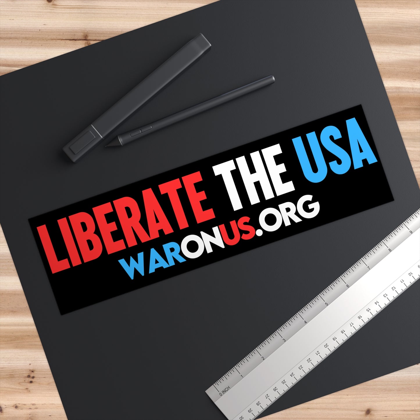 Liberate The USA Sticker