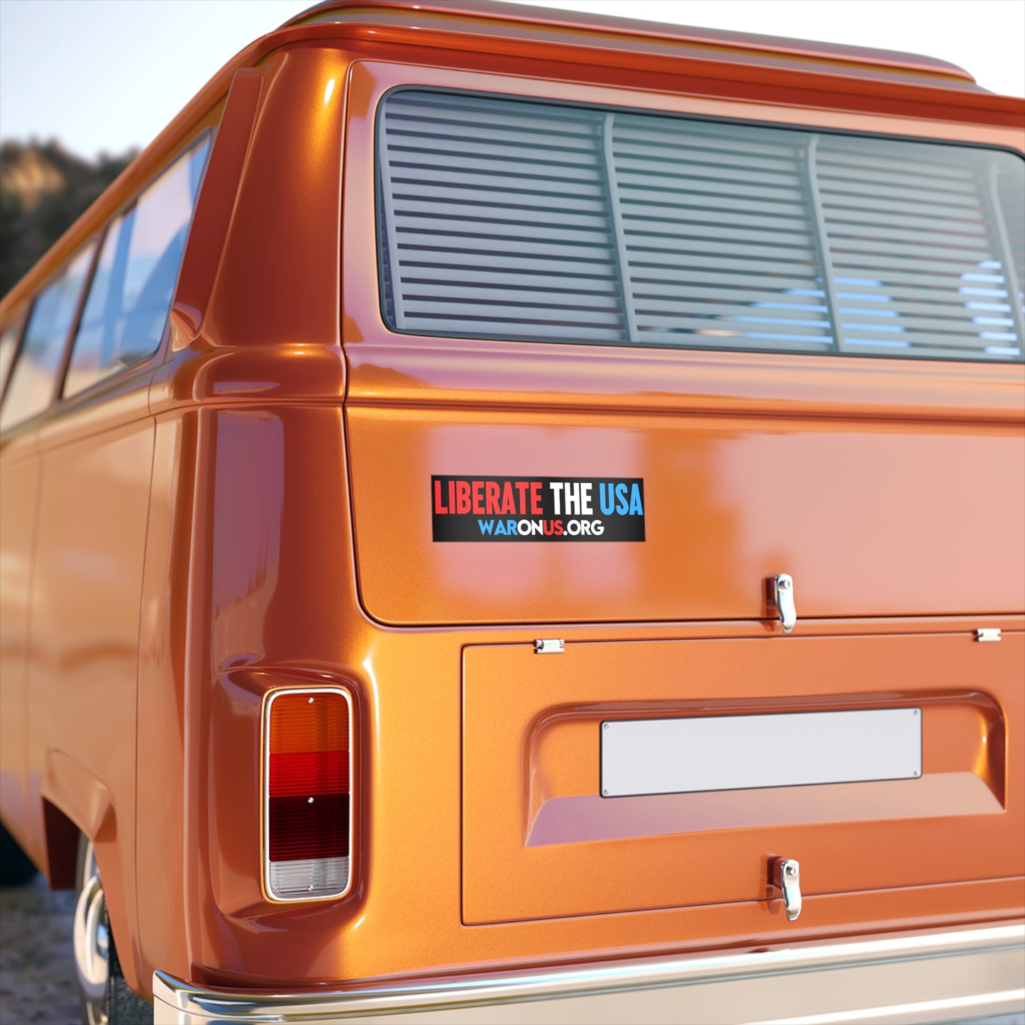 Liberate The USA Sticker